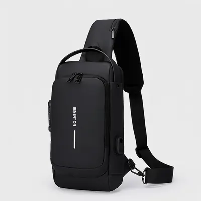 유럽여행 도난방지 가방, 블랙, FREE, 1개 + 휴대용 에어 목베개, 1개