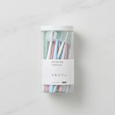 생활공작소 초미세모 칫솔, 24개입, 1개