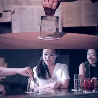 동전 팝업 마술 도구, 그린, 1개