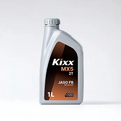 GS칼텍스 킥스 Kixx MX5 2T 2행정 엔진오일, 1L, 1개
