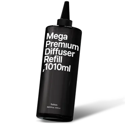 헤트라스 메가 프리미엄 대용량 디퓨저 리필, 호텔우드, 1010ml, 1개