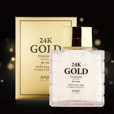 앙쥬 24K 골드 남성 로션, 150ml, 1개