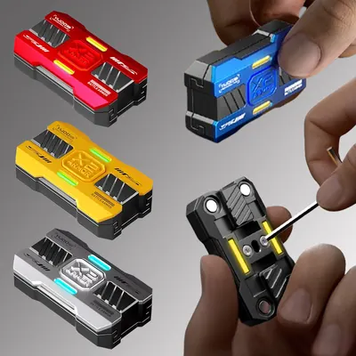 메카닉 아머 메탈 롤링 푸시 슬라이더 피젯 토이 SPS584, 실버, 1개