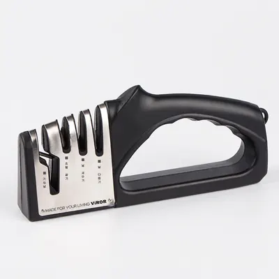 비로르 4in1 멀티 칼갈이, 검은색, 20.7cm, 1개
