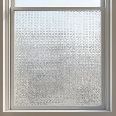 물로 싹 붙이는 무점착 창문 시트지, 크리스탈, 90cm x 2m
