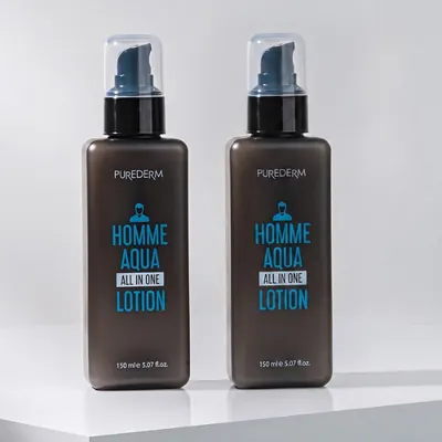 퓨어덤 옴므 아쿠아 올인원 로션, 150ml, 2개