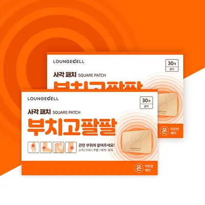 라운지셀 부치고팔팔, 사각패치, 30매, 2박스