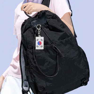 태극기 아크릴 열쇠고리, BM-186, 1개
