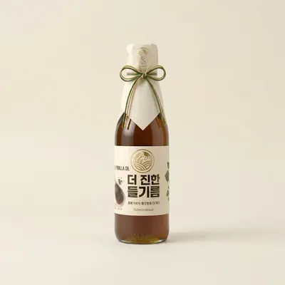 들녘 전통압착 더 진한 통들깨 백퍼센트 들기름, 350ml, 4개
