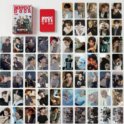 보넥도 포카 92PCS 세트 보이넥스트도어 굿즈포토카드, RED, 92개