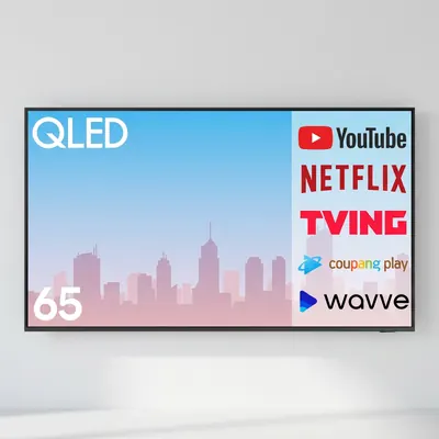 삼성전자 Crystal 4K UHD 스마트 QLED TV, 65Q7F, 65인치(165cm), 스탠드형, 방문설치, 1개