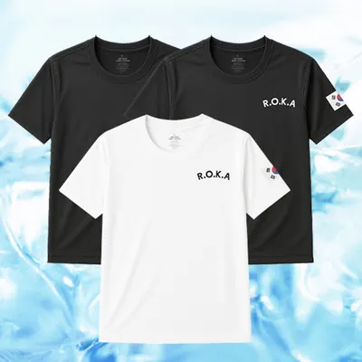 DMPS ROKA 반팔 쿨드라이, 블랙, XL, 3장