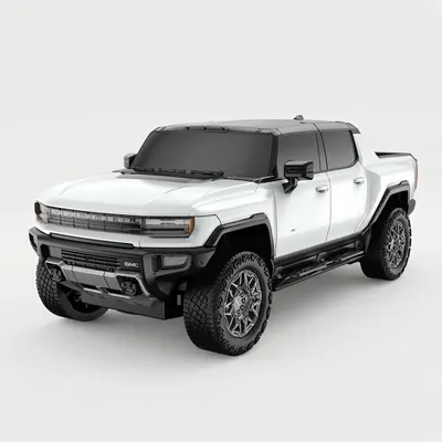 RASTAR GMC Hummer EV RC카, 1:26, 화이트, 1개