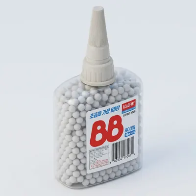 아카데미과학 BB탄 6mm BB탄, 800발, 1개