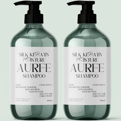 아우페 실크케라틴 모이스처 샴푸, 포레스트우디향, 1000ml, 1개