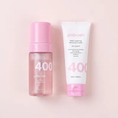 포백 버블토너, 100ml, 1개 + 수분크림, 100ml, 1개, 1세트