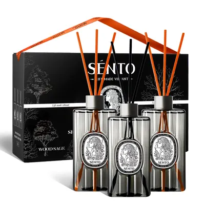 센토 인텐스 프리미엄 대용량 디퓨저, 우드세이지, 550ml, 3개