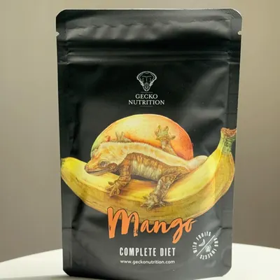 게코 뉴트리션 바나나 망고 크레스티드게코 사료 슈퍼푸드 크레 먹이, 50g, 1개