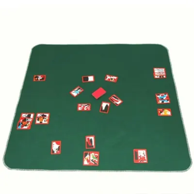 화투판 부직포 바닥매트, 4인용, 녹색, 70cm, 1개