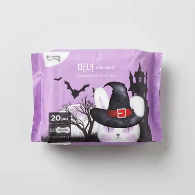 허밍스 일반 팬티라이너, 20장, 4팩