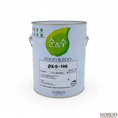 노루페인트 순&수 100 내부용 수성페인트, 무광흰색, 1개