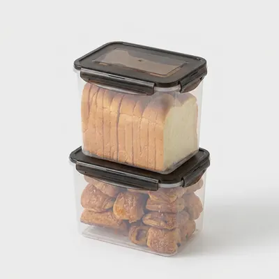 나누담 베이커리 식빵 빵 보관 밀폐용기, 2개, 3L, 1개