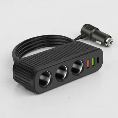 시크릿 EASY 3 JET 멀티 시거잭 소켓, DC 12V/24V, 시거잭 3구, USB 2포트, C타입, 1개