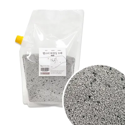햄스터 화장실 모래, 무향, 1.2kg, 1개