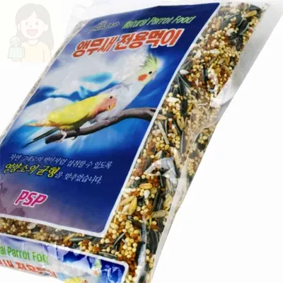 앵무새 전용먹이 전연령용, 700g, 1개
