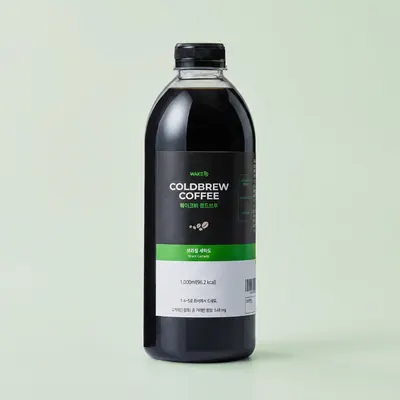 웨이크비 콜드브루 원액 브라질 세하도, 1L, 1병