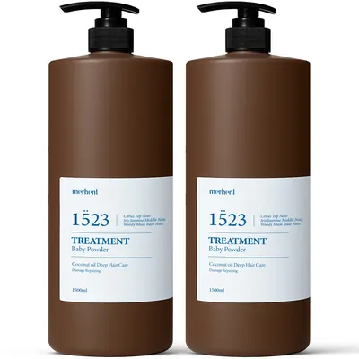 메르헨트 코코넛 대용량 트리트먼트, 베이비파우더향, 1500ml, 1+1 구성, 총 2개