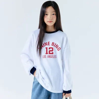 아이라인 애니 티셔츠, 화이트, 19호, 1개
