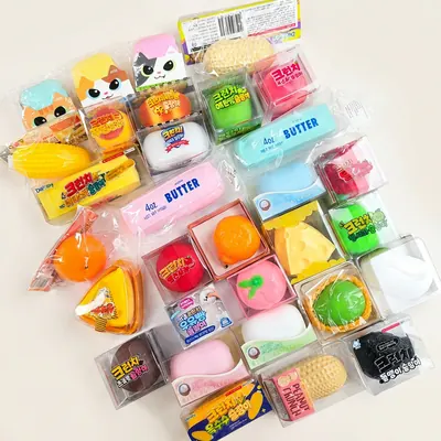 크런치 슬라임 스타터팩 럭키박스 선물세트, 랜덤 3종, 300g, 1개