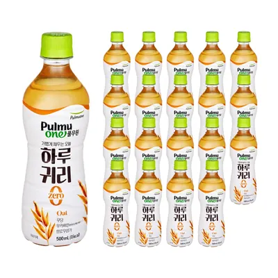 풀무원 곡물차 하루귀리, 500ml, 24개