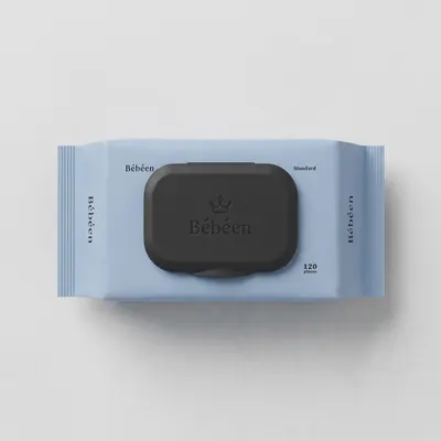 베베앙 스탠다드 물티슈 캡형, 120매, 10팩