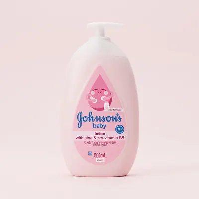 존슨즈 베이비 핑크로션, 500ml, 2개