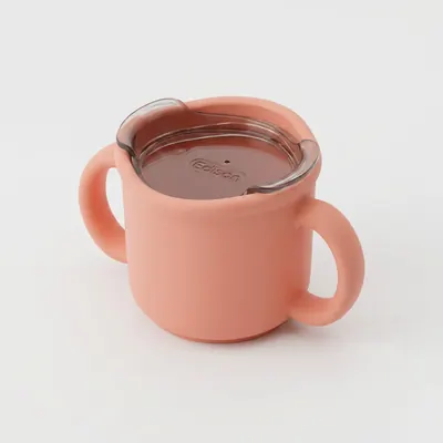에디슨 실리콘 양손잡이 트레이닝컵, EP1105, 블루, 150ml, 1세트
