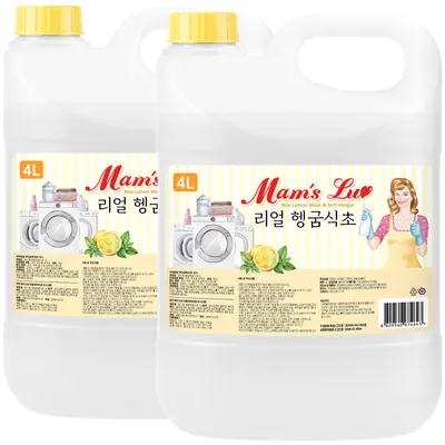 맘스럽 리얼 헹굼식초, 4L, 2개