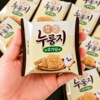 찹쌀 누룽지 과자, 담백한 맛, 24g, 18봉