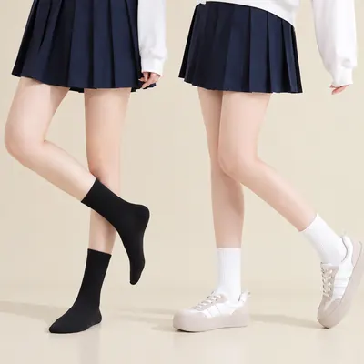 코욜하우키 핏플레인 장목 양말, 블랙, 12개