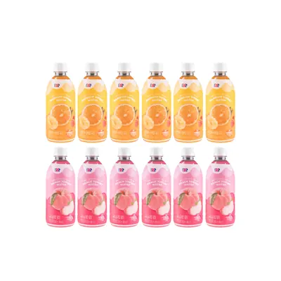 배스킨라빈스 레인보우 샤베트 워터, 500ml, 6개 + 피치요거트 워터, 500ml, 6개, 1세트
