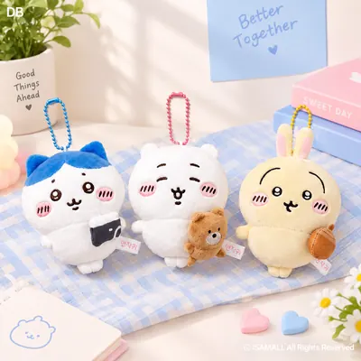 먼작귀 하치와레(가르마) 인형 키링, 스트레스볼, 공식 라이선스, 정품, 1개