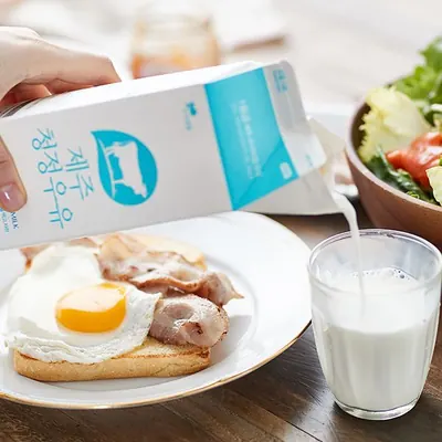 제주청정우유, 900ml, 1개