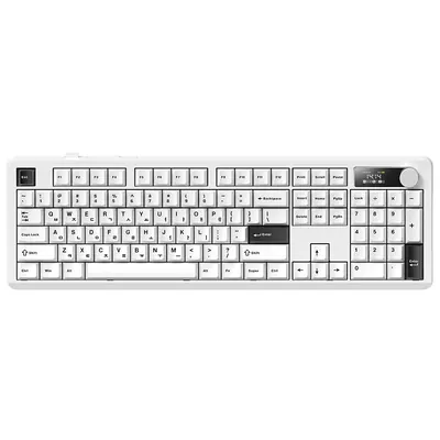 Archon AK74 LCD 기계식 풀배열 키보드, B&W, 경해축(fr4보강판), 1개