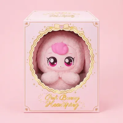 SAMG 프린세스 캐치! 티니핑 핑크 버니 하츄핑 인형, 혼합색상, 18cm, 1개
