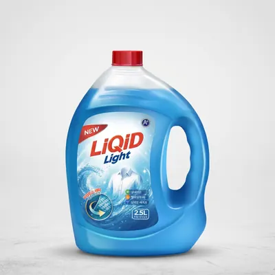 리퀴드 라이트 고농축 실내건조 액체세탁세제, 2.5L, 4개