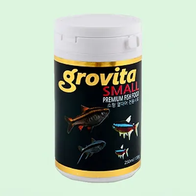 그로비타 소형열대어사료, 구피 플레티 코리도라스 등, 50g, 1개