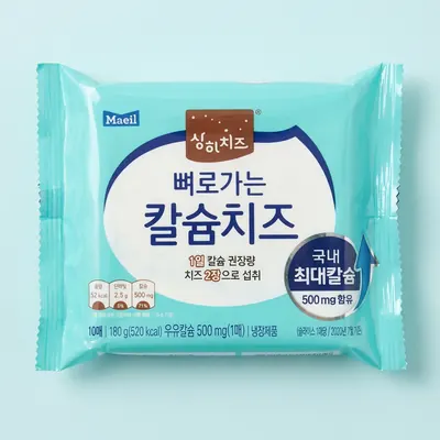 상하치즈 뼈로가는 칼슘치즈, 18g, 10매, 6개