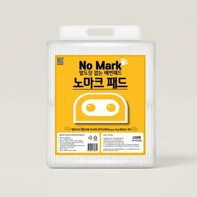 노마크 배변패드, 표준형, 50x40cm, 100매입, 2팩