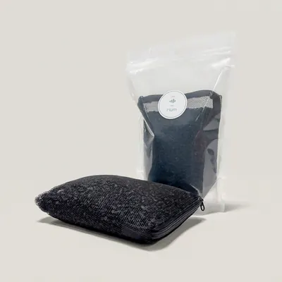리움 어항용 고순도 카본 활성탄, 여과망포함, 500g, 3개